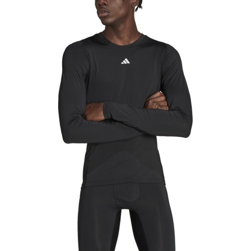 Adidas Marškinėliai Vyrams Techfit Aeroready Long Black HP0626
