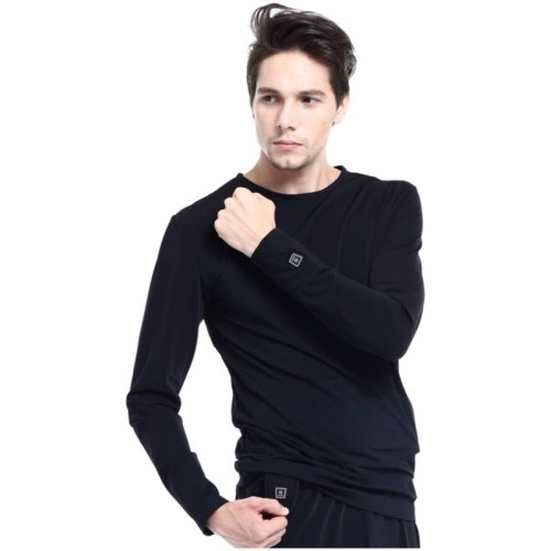 Heated Long-Sleeve T-Shirt Glovii GJ1 - Black
