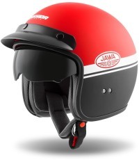Motorcycle Helmet Cassida Oxygen Jawa OHC 2023 Red Matte/ Black/White