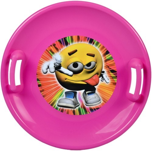 Snow Saucer STT - Pink Emoji Boy