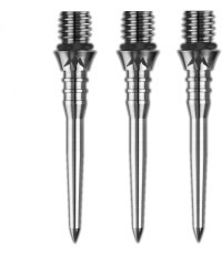 Dart Points Mission Titan Pro Ti Conversion Grooved Silver 26 mm – 3-Pack