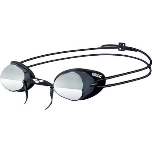 Plaukimo akiniai Swedix Mirror, sidabro-juodos sp. - 55