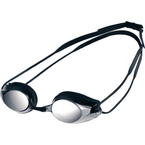 Veidrodiniai plaukimo akiniai Arena Tracks, sidabro spalvos - 55
