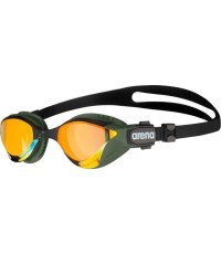 Veidrodiniai plaukimo akiniai Arena Cobra TRI Swipe, geltoni-žali