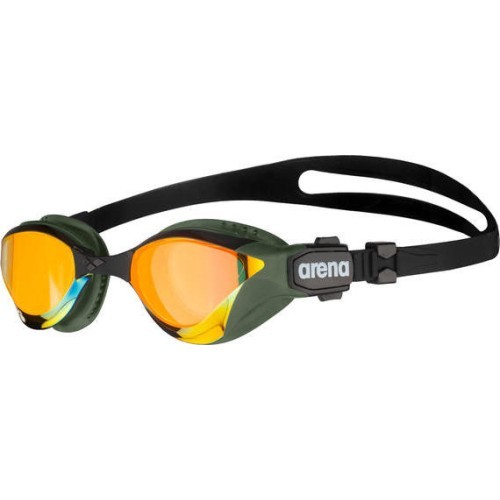 Mirror Swimming Goggles Arena Cobra TRI Swipe, Yellow-Green