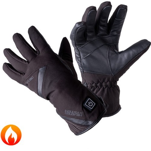Heated Motorcycle/Cycling Gloves W-TEC HEATnoir - Juoda