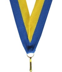 Juostelė medaliui V2 Mėlyna/Geltona 2cm