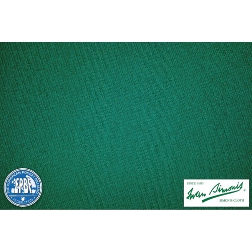 Billiard Cloth Simonis 860, 198 cm, blue green