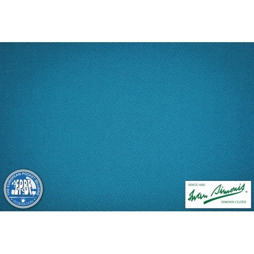 Billiard Cloth Simonis 760, 195 cm, electric blue