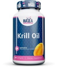Haya Labs Krill oil (Krilių aliejus) 60 kaps.