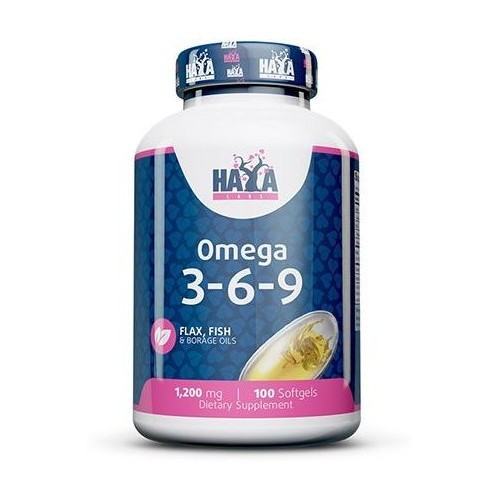Haya Labs Omega 3-6-9 100 kaps.