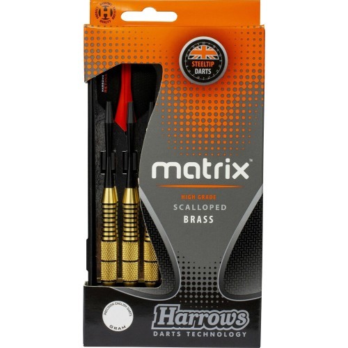 Smiginio strėlės su plieniniais antgaliais HARROWS Matrix 9114