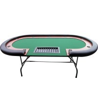 Pokerio stalas Buffalo High Roller, Black, 210 x 105 cm