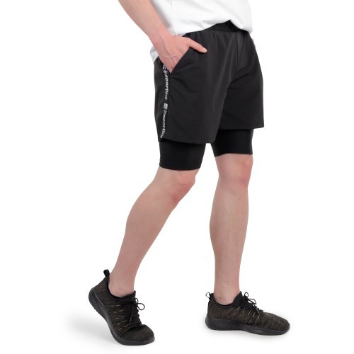 Men’s Shorts inSPORTline 2-in-1 Closefit Short - Black