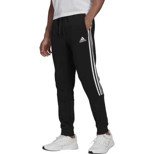 Pants Adidas Essentials Tapered Cuff 3 Stripes, Black