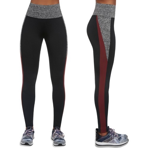 Women’s Sports Leggings BAS BLACK Extreme - Black-Grey-Red