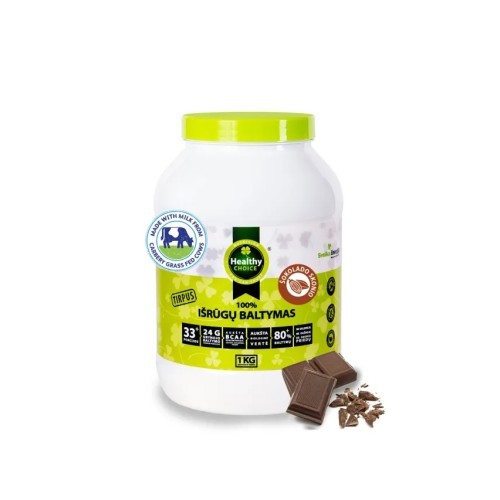 Whey Protein Healthy Choice, Chocolate Flavour, 1kg