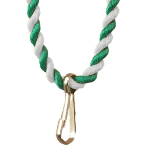 Медальный шнур зеленый/белый 70189.01