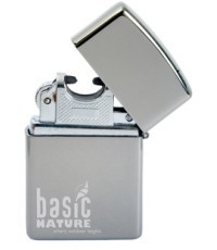 Žiebtuvėlis BasicNature Arc USB Polished