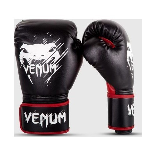 Детские боксерские перчатки Venum Contender - черный/красный