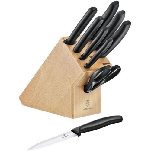 Блок кухонных ножей Victorinox Swiss Classic 6.7193.9 из букового дерева