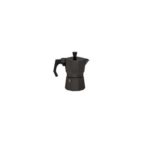 BasicNature Bellanapoli Espresso Maker, 3 Cups, Black