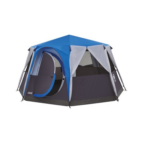 Tent Coleman Octagon Blue-Lime, 8 persons