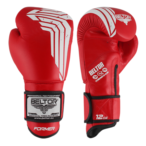 Боксерские перчатки Former B0420 красные, 10oz