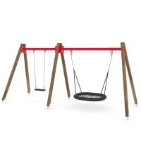 Sūpynės Vinci Play Swing WD1492 - Raudona
