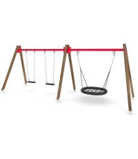 Sūpynės Vinci Play Swing WD1494 - Raudona