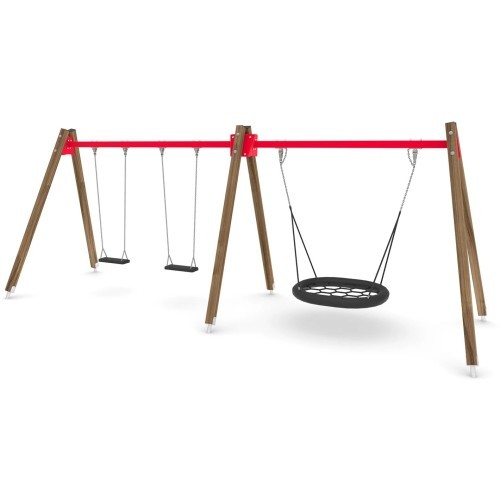 Sūpynės Vinci Play Swing WD1494 - Raudona