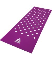 Treniruočių kilimėlis Reebok Spots 7 mm, violetinis