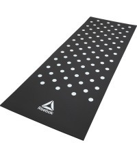 Treniruočių kilimėlis Reebok Spots 7 mm, juodas