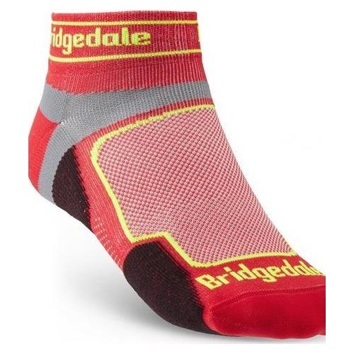 Socks For Men Bridgedale TrailRun Cool M, Red - 325