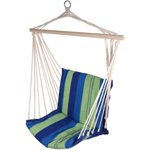 Hammock Chair Cattara - Blue/Green 95x50cm
