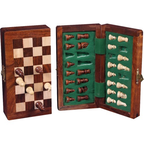 Chess Set Magnetic 15x30 Wood