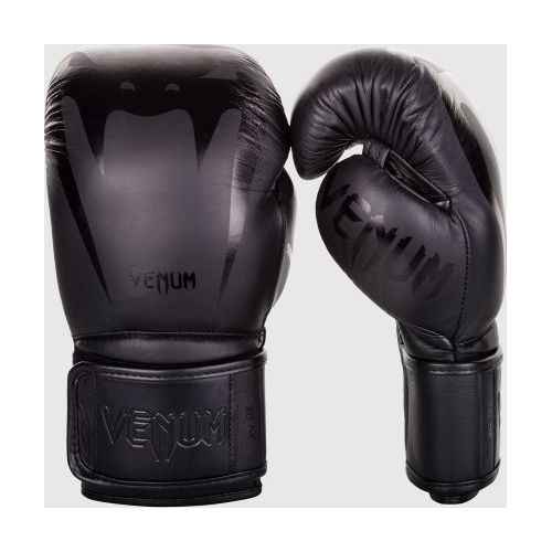 Боксерские перчатки Venum Giant 3.0, кожа наппа - черные