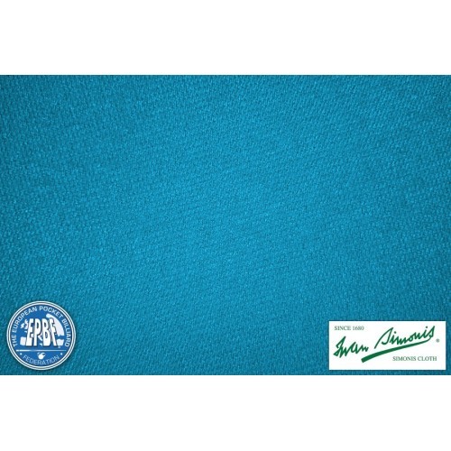 Billiard Cloth Simonis 860, 198 cm, tournament blue