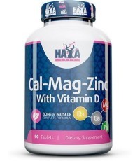 Haya Labs Calcium Magnesium & Zinc with Vitamin D 90 tab.