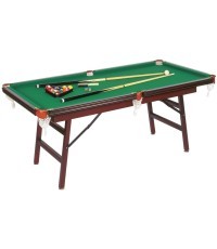 Biliardo stalas "Dynamic Hobby" - raudonmedis, 6 pėdų