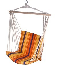 Hamakas-kėdė Cattara – raudona-oranžinė  95 x 50 cm