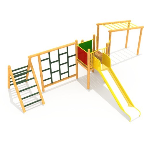Wooden Kids Playground Model 1-B
