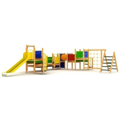 Wooden Kids Playground Model 01-D