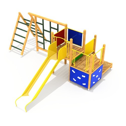 Wooden Kids Playground Model 2-B