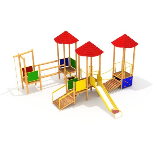 Wooden Kids Playground Model 0504A
