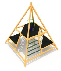 Комплекс стенок для лазания модель Пирамида 3