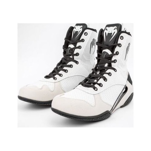 Боксерские туфли Venum Elite - белый/черный