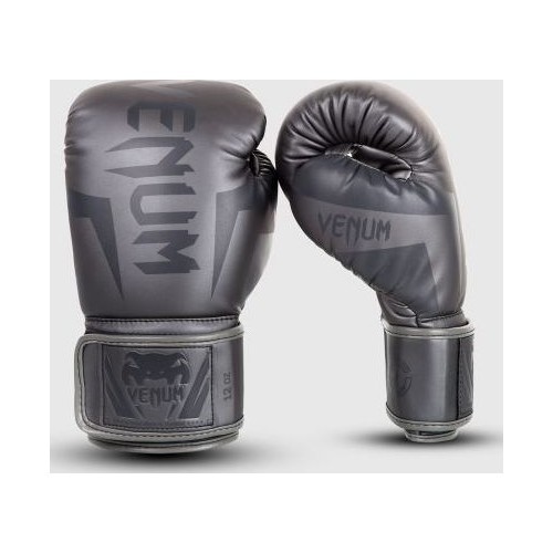 Боксерские перчатки Venum Elite - серые