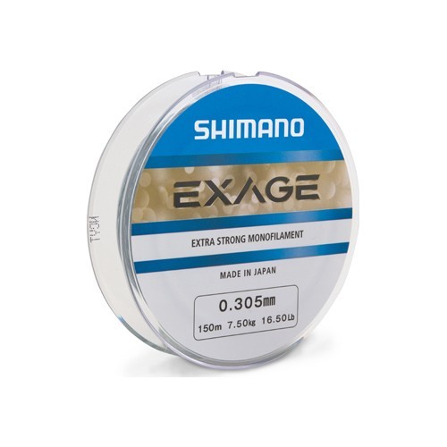 Line Shimano Exage, 300m, 0.255mm, 5.5kg, Steel Grey