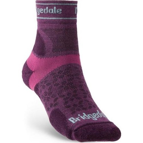 Kojinės Bridgedale TrailRun Merino, violetinės - 195